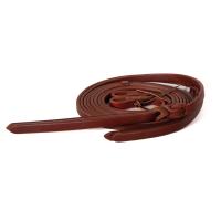 Professionals Choice offene Westernzügel aus geöltem Harness Leder mit schweren Zügelenden